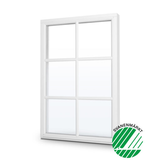 Prima fast fönster är miljömärkt med Svanen som standard.