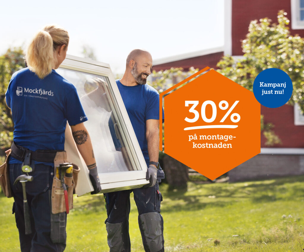 Rabatt motsvarande 30% av din montagekostnad!